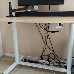 【14999円→4000円】ワンタッチ昇降机（机のみです）の画像