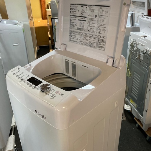 洗濯機　エディオン　7キロ　２０２１年製