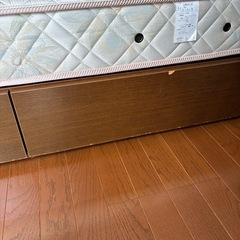 セミダブルベッド　2台　日本ベッド製の画像
