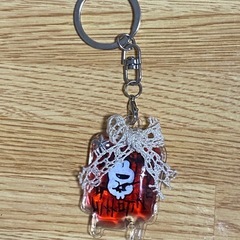 【バラ売り可⭕️】夢見るギロチン ギロチンうさぎマスコット 輸血パックキーホルダー 手描きキーホルダーセットの画像