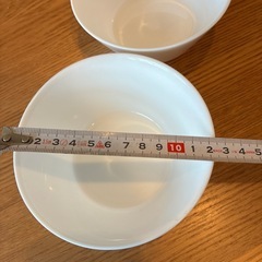 【未使用】白いサラダボウル☆洋食器☆ヤマザキ春のパン祭り☆２個セットの画像