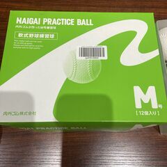 美品 NAIGAI PRACTICE BALL M号 10個入りの画像