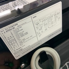2022年製　ニトリ　洗濯機　6K NTR60 BKの画像