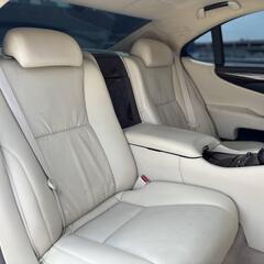 神奈川【自社ローン】保証人無可★全国対応★LS【LS600hL後席セパレートシートパッケージ】社外20インチAW/サンルーフ/サスコン/ロングボディ/フリップダウンモニター/ハンドルエアコン/パワーシート/シートヒーター/バックカメラ/TV/ETCの画像