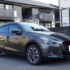 4WD 車検満タン デミオ クリーンディーゼルターボ 衝突軽減ブレーキ ナビ フルセグTV Bluetooth バックモニター スマートキー 本革シート クルコン LEDライト ETCの画像