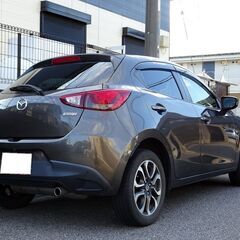 4WD 車検満タン デミオ クリーンディーゼルターボ 衝突軽減ブレーキ ナビ フルセグTV Bluetooth バックモニター スマートキー 本革シート クルコン LEDライト ETCの画像