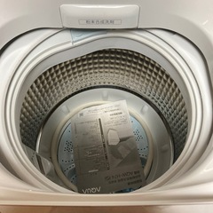 洗濯機　アクア　7キロ　2023年製の画像