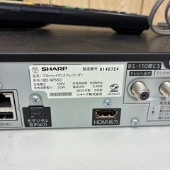 AQUOS ブルーレイディスクレコーダー BD-W550の画像