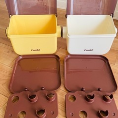 Combi　除菌じょーずと哺乳瓶3本の画像