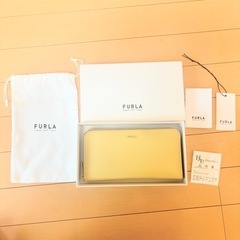 FURLA フルラ 長財布 イエローの画像