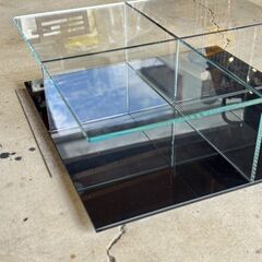 Cassina / カッシーナ ■ 720×720㎜ ガラスセンターテーブル / ＜269MEX / 269メックス＞■【S5A-GT】の画像