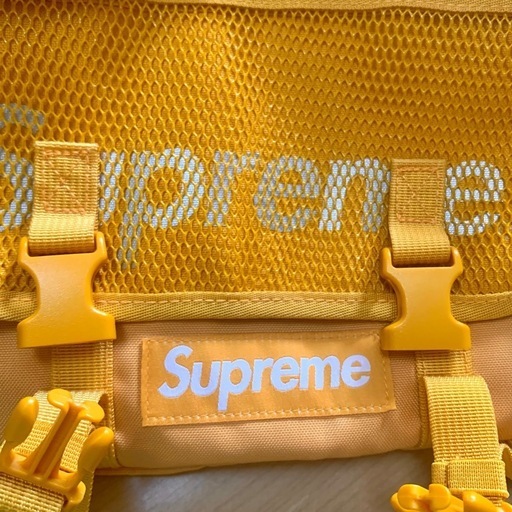 ★ シュプリーム  waist bag supreme 20ss yellow 斜めがけ ボディーバッグ イエロー ★