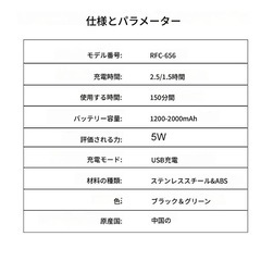 【新品未使用】ヘアークリッパー、バリカン、ヒゲ用の画像