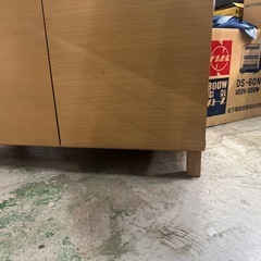 🎉足つき収納 木目ライトブラウンの画像