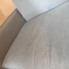 2人掛けソファー 収納付きの画像