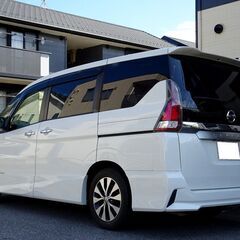車検満タン セレナハイブリッド ハイウェイスターG エマージェンシーブレーキ ナビ フルセグTV Bluetooth フリップダウンモニター バックモニター 両側パワスラ インテリキー クルコン LEDライト ETCの画像