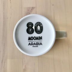 アラビア　ムーミン　マグカップ　280ml　ムーミンズデイ　2025　80周年の画像