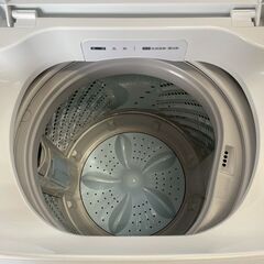 【Hisense】ハイセンス 縦型洗濯機 HW-T55H 2022年製 5.5kg 動作確認済 ホワイト 全自動電気洗濯機 生活家電 風乾燥機能 Y2043の画像