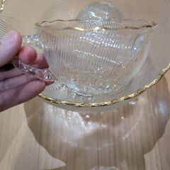 フルーツポンチのガラス鉢　5客セットの画像
