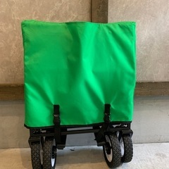 【美品】キャリーカート キャリーワゴン ストッパー付き 耐荷重80kg 100L 極太タイヤ 頑丈 折りたたみ アウトドア キャリー ワゴン アウトドア キャンプ 釣り 台車 4輪の画像