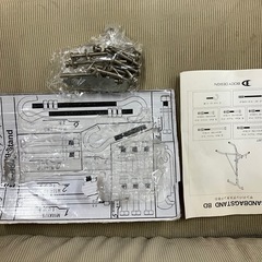 ロ2508-245 サンドバックスタンドセット　年式不明　現状渡し　キズ汚れ有り　グローブ.重し用砂袋付(砂無し)の画像