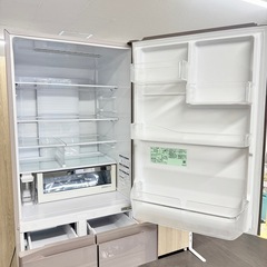 A1269🌟激安‼️2022年製日立ガラス5ドア冷蔵庫　470L  R-HWS47N🌟の画像
