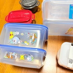 タッパー ジップロックコンテナ お弁当箱 の画像