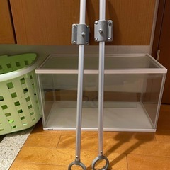 天吊物干し用補助アーム 2本セット 高さ調節可能 洗濯物干しの画像