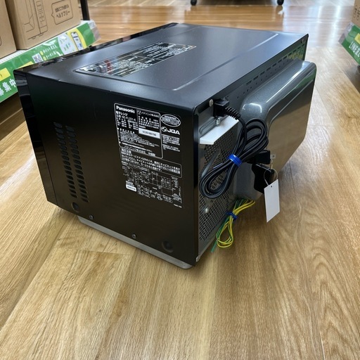 Panasonic パナソニック 電子レンジ NE-FL221-K 庫内フラット 1000W ブラック のご紹介です！