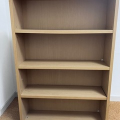 シンプル本棚の画像
