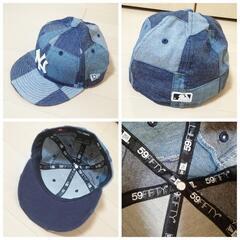 New Era ニューヨーク・ヤンキース パッチワークキャップNY キッズサイズの画像