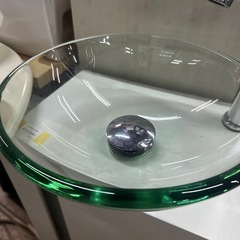 🎉ガラスボウルの手洗い 混合水栓の画像