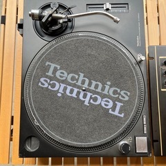 Technics ターンテーブル 2台とDJミキサーセット　テクニクスの画像