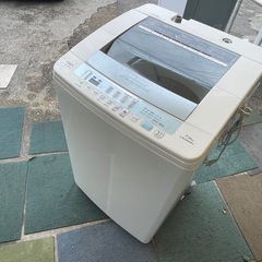 【リサイクルサービス八光】2016年製　AQUA アクア 簡易乾燥機能付き洗濯機 7.0kg AQW-V700E(W)の画像