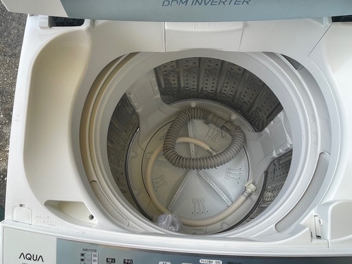 【リサイクルサービス八光】2016年製　AQUA アクア 簡易乾燥機能付き洗濯機 7.0kg AQW-V700E(W)