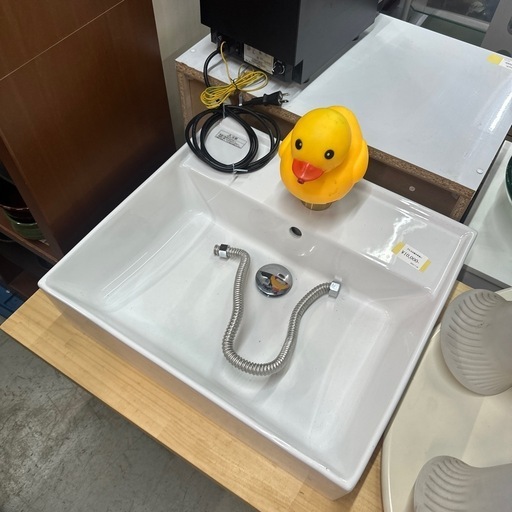 ?アヒル水栓の手洗い