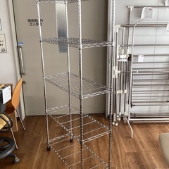 メタルラック5段【町田市再生家具】251385の画像