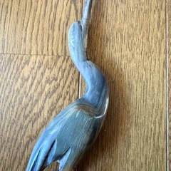 石製 インド 鳥の置物の画像