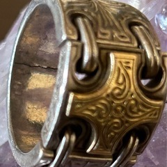 コンスタンティーノ　18k シルバーコンビリングの画像
