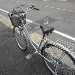 中古自転車３７０２　前後タイヤ新品！　２６インチ　ギヤなし　ダイナモライトの画像