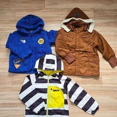 120-130 男の子 秋冬物9点 セット まとめ売りの画像