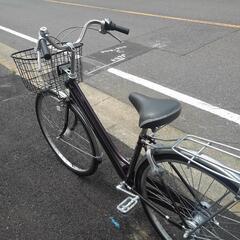 中古自転車３７０３　前後タイヤ新品！　２７インチ　３段ギヤ　LEDオートライトの画像