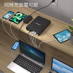 Krisdonia 大容量モバイルバッテリー(100W PD急速充電、64000mAh) PSE認証済みの画像