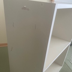カラーボックス白の画像