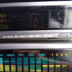オーディオ　アルパイン　CD カセットの画像