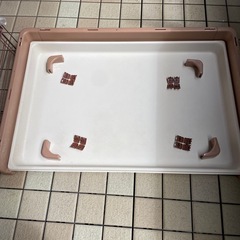 お掃除簡単ペットサークルの画像