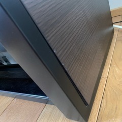 テレビ台　ガラス天板　ダークカラーの画像