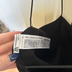 Zara ストレッチ キャミ トップの画像