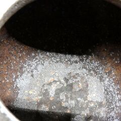 鉄 茶釜 灰付きの画像