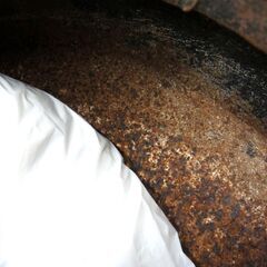 鉄 茶釜 灰付きの画像